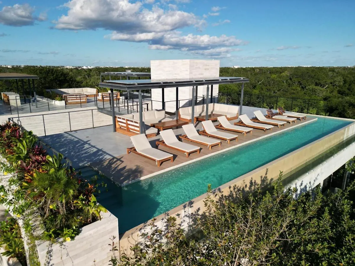 Stylish And Peaceful Jungle Studio At 525 Tulum Lägenhet