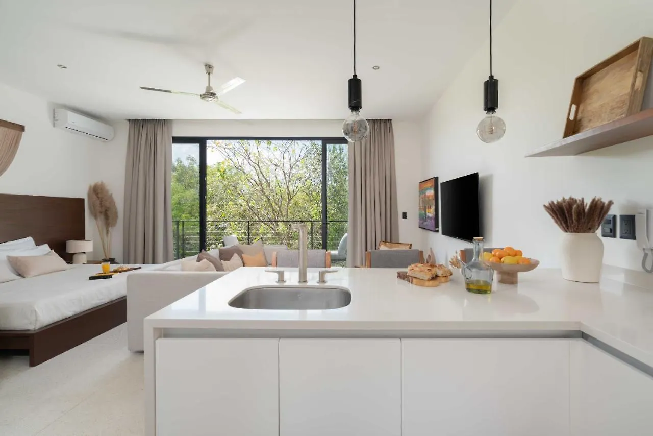 Stylish And Peaceful Jungle Studio At 525 Tulum Apartment
